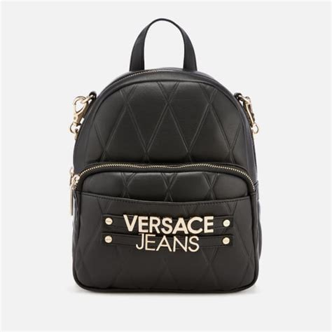 versace jeans backpack women's